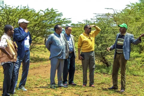 HESPI – IPADS International Conference Delegation visit to Jigjiga University Campus and to a nursery and revegetation project